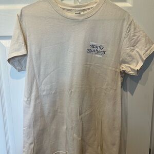Simply Southern Cream T-Shirt for Women/Teens